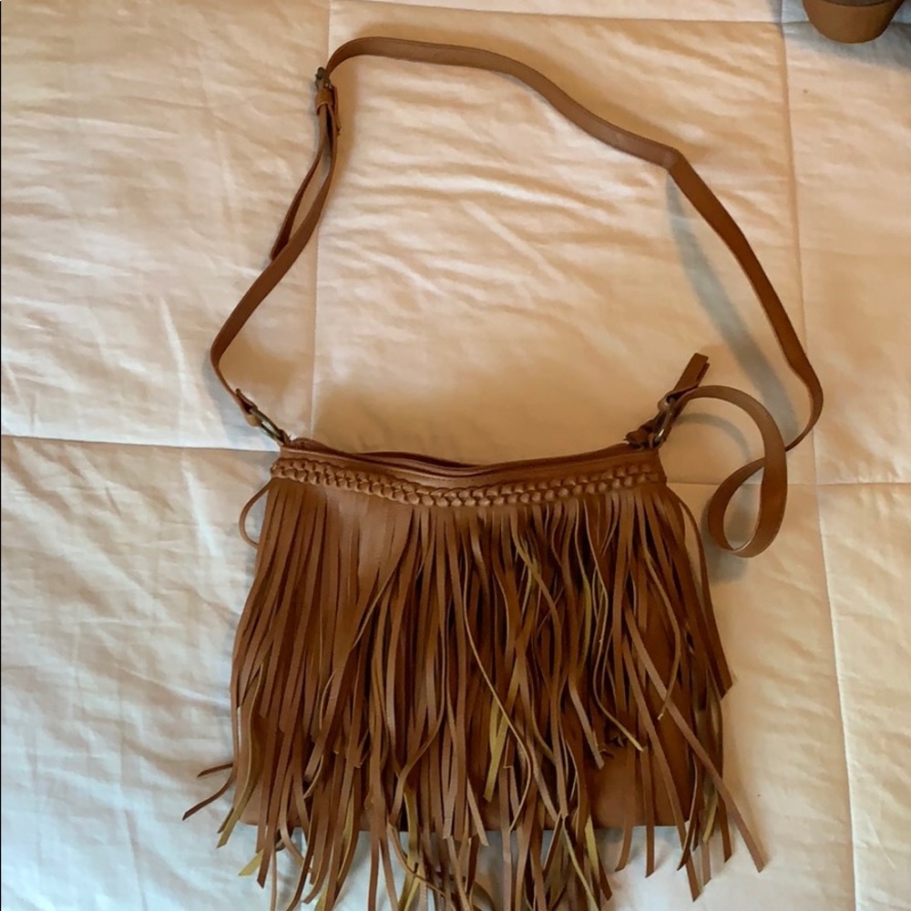 Fringe crossbody purse